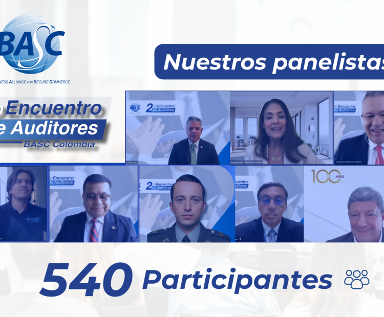 Conferencistas de nuestro 2do Encuentro de Auditores BASC en Colombia 