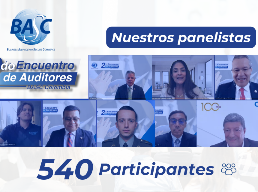 Conferencistas de nuestro 2do Encuentro de Auditores BASC en Colombia 