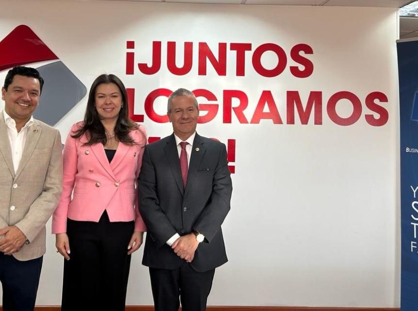 El convenio se realizó con la presencia del Sr. Oscar Sánchez, Presidente  de la Junta Directiva de  WBO y de BASC Colombia, la Sra. Nidia Hernández, Presidente Ejecutiva del gremio y el Sr. Luis Bernardo Benjumea, Director Ejecutivo de BASC Colombia 